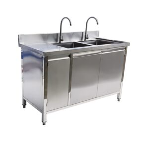 Tủ Bồn Rửa Chén Inox 2 Ngăn BE-NMTIN10