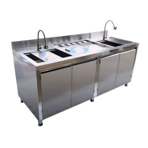 Tủ Inox Có 2 Bồn Rửa BE-NMTIN11