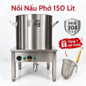 Nồi nấu phở công nghiệp điện 150L BE-NMNP10