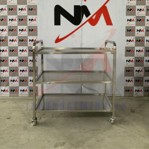 Xe đẩy inox 3 tầng 304 XD-NMXDPV02
