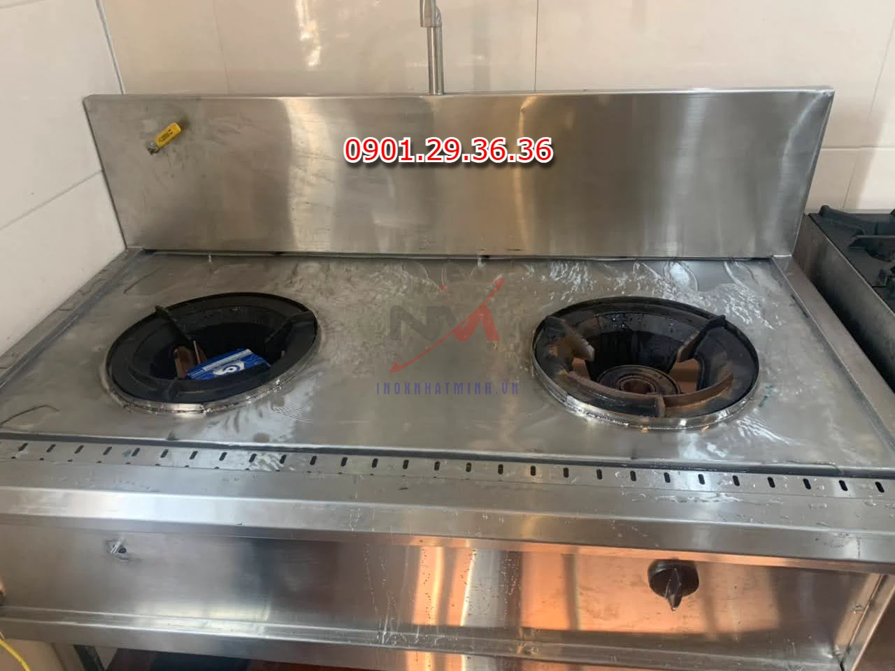 Bếp hầm đôi công nghiệp inox 304