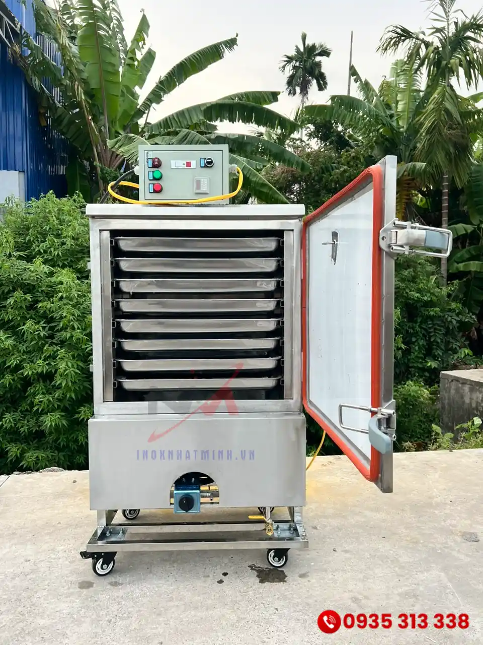 Tủ hấp cơm công nghiệp 8 khay