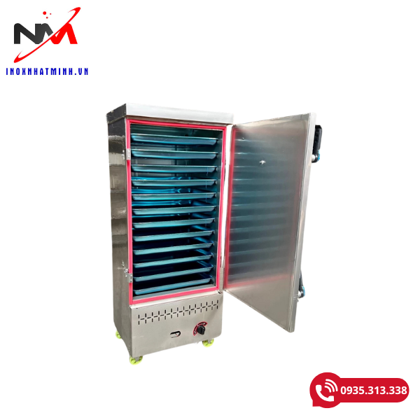 Tủ hấp cơm công nghiệp bao nhiêu khay? Giải đáp chi tiết