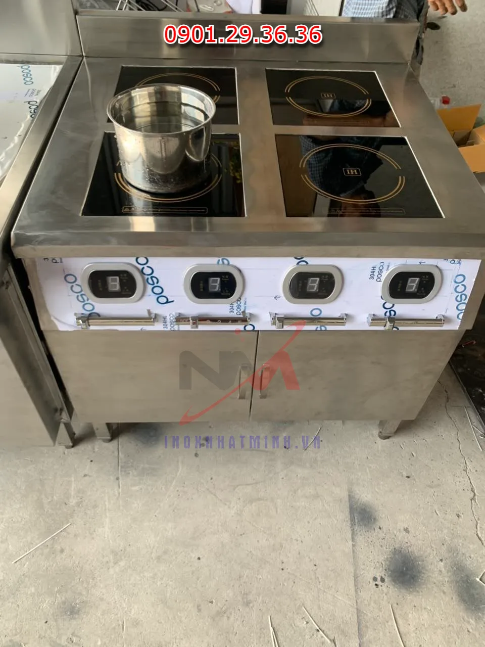 Bếp từ công nghiệp 4 mặt