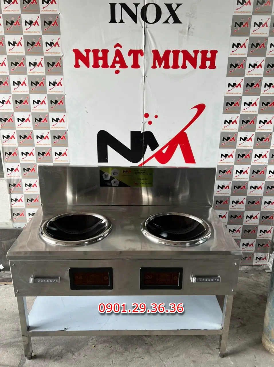 Bếp từ công nghiệp 2 mặt lõm
