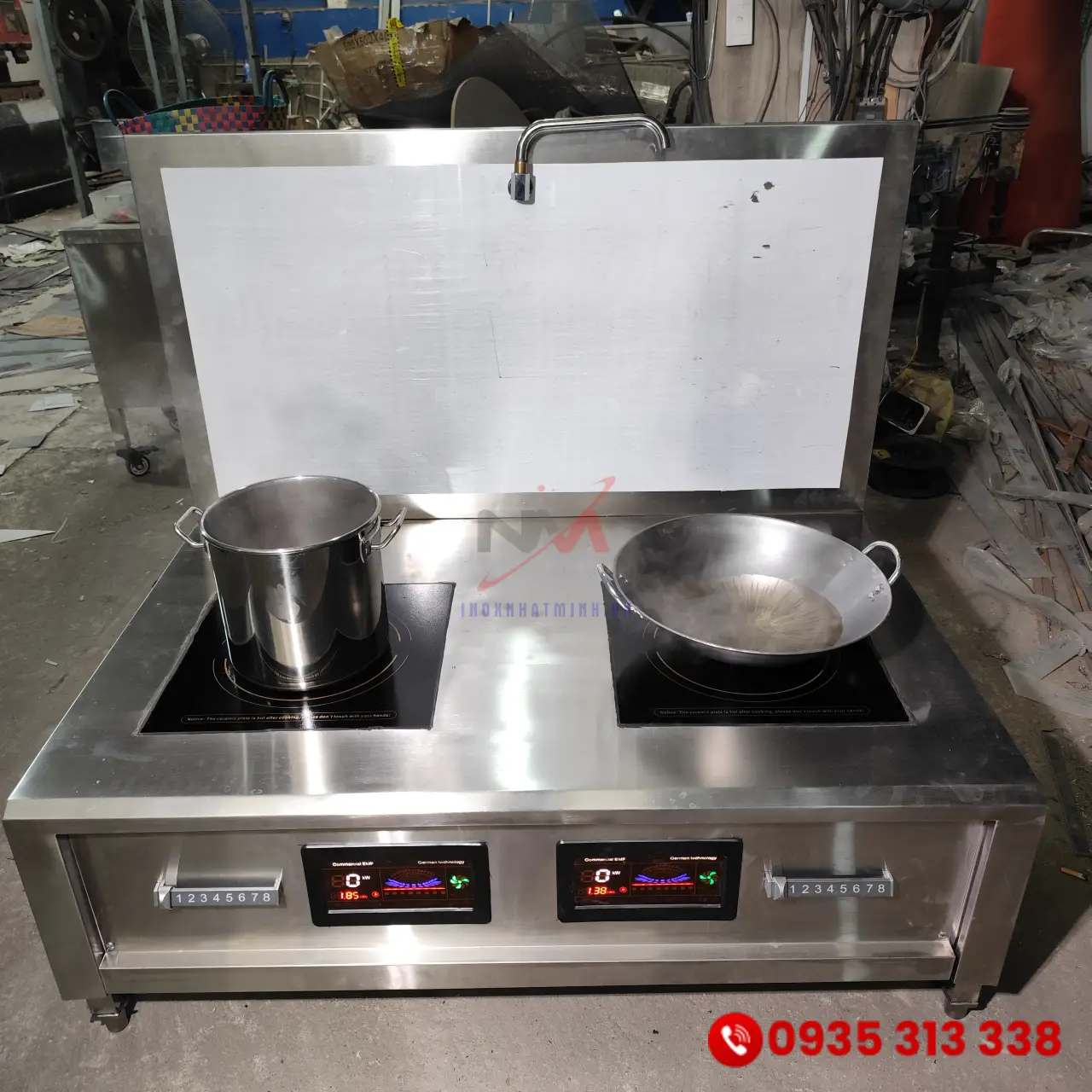 Bếp hầm công nghiệp điện đôi