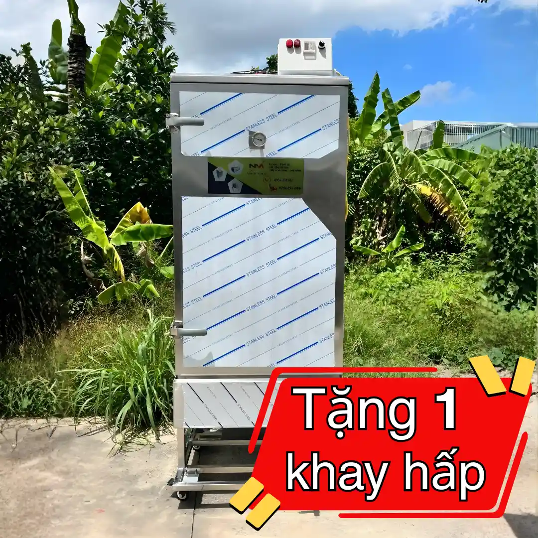 Tủ nấu cơm 10 khay tặng khay hấp