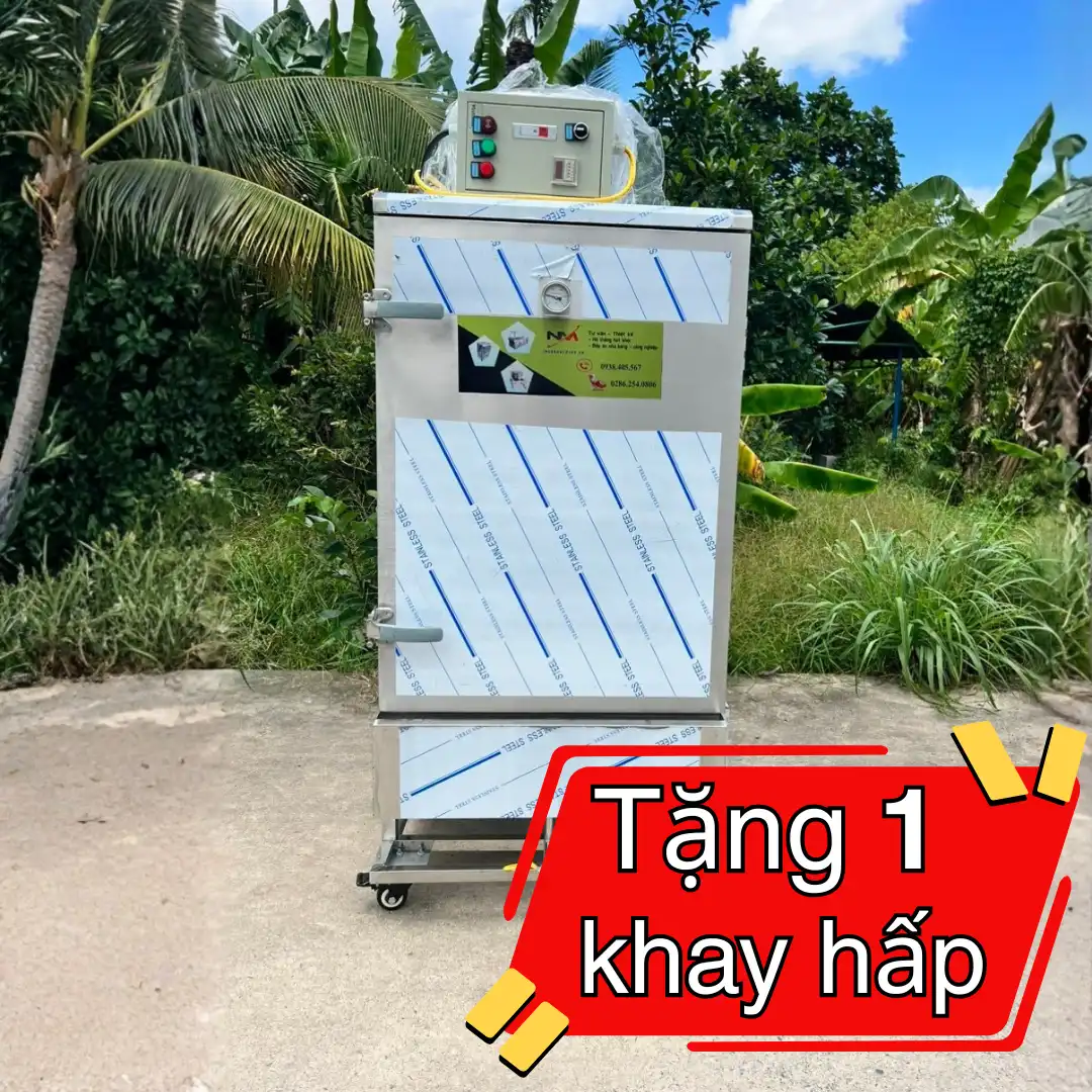 Tủ nấu cơm 6 khay tặng khay hấp