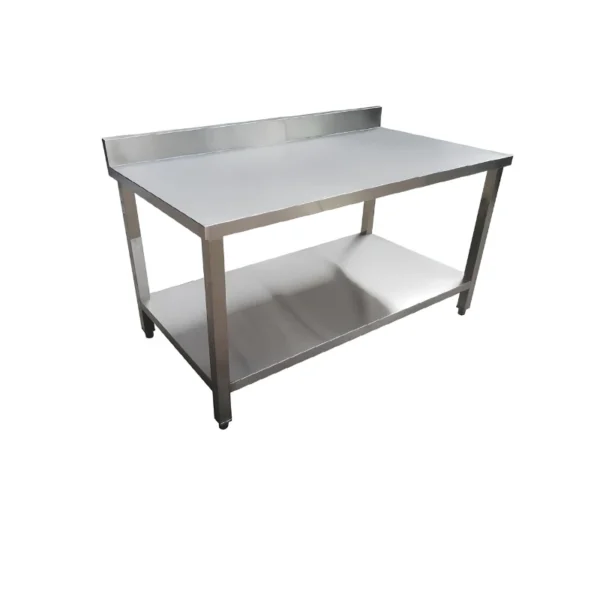 Bàn Inox 2 Tầng Có Gáy BE-NMBIN13