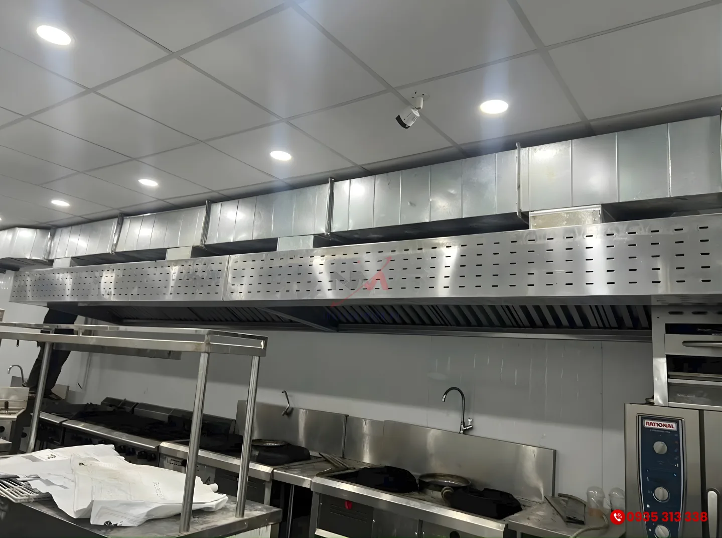 Chụp hút khói cấp gió tươi