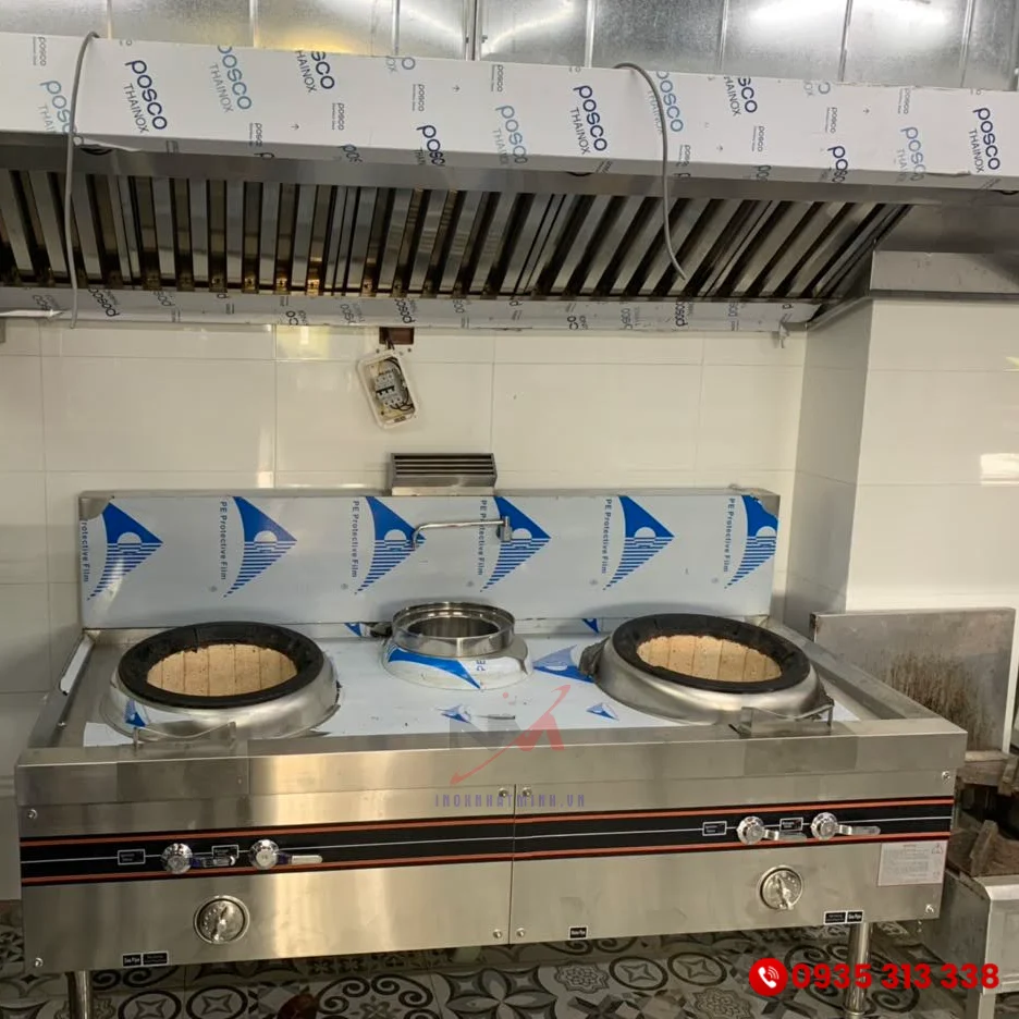 Bếp Á 2 họng thổi