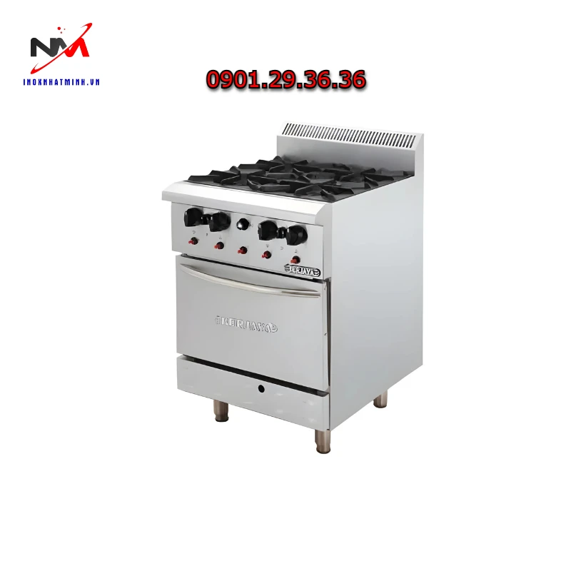 Bếp Âu berjaya 4 họng 1 lò nướng