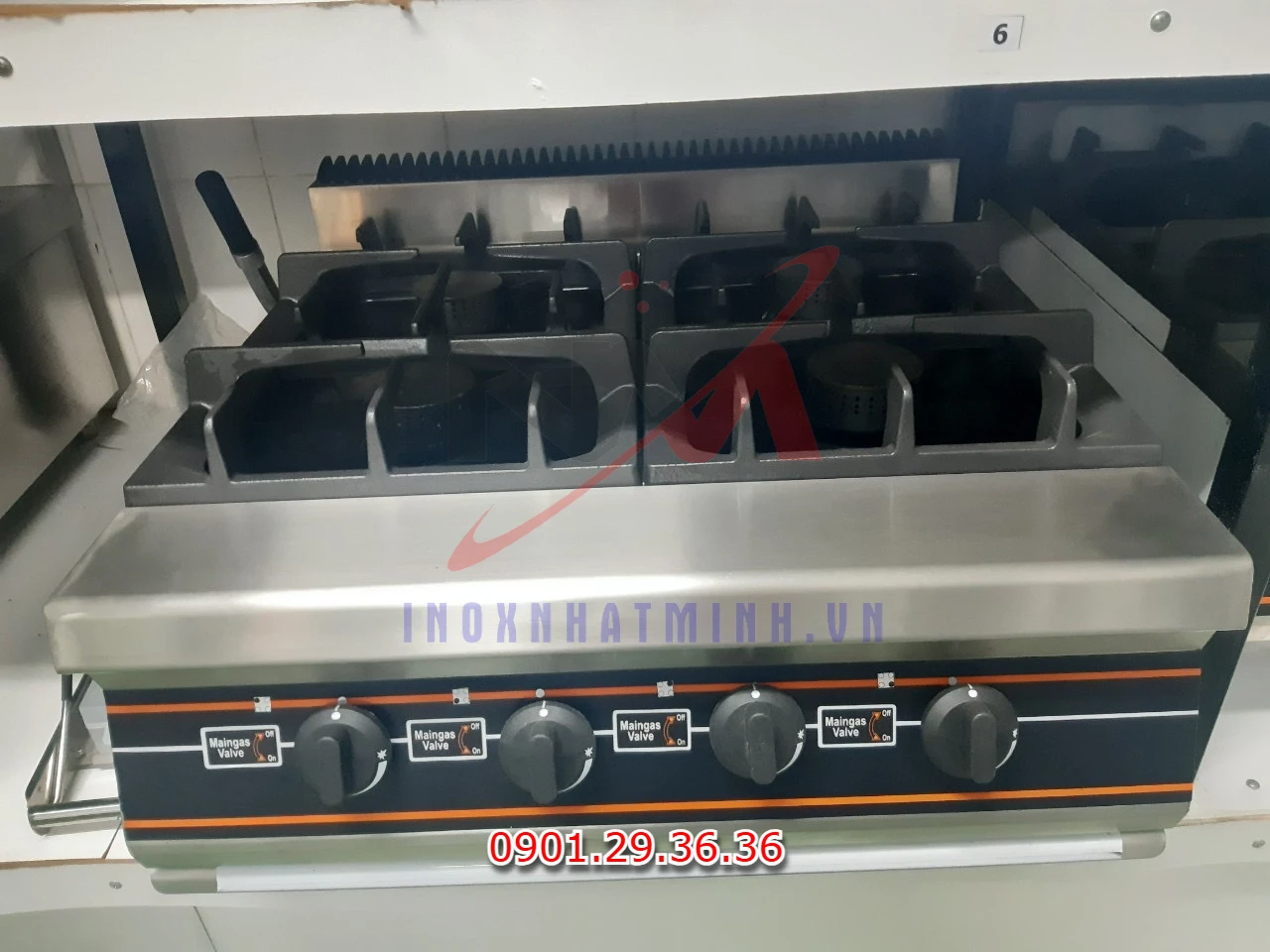 Bếp Âu công nghiệp 4 họng