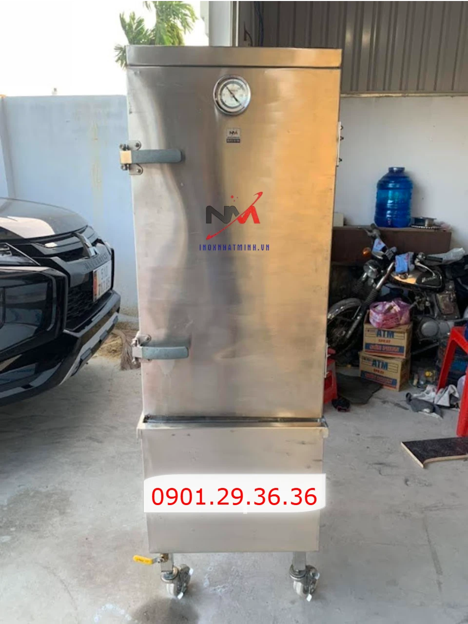 Tủ nấu cơm công nghiệp bằng gas