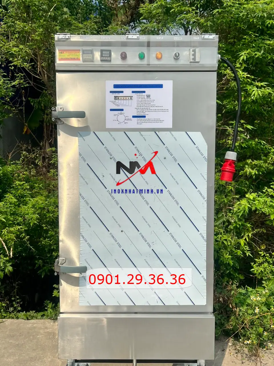 Tủ nấu cơm công nghiệp bằng điện