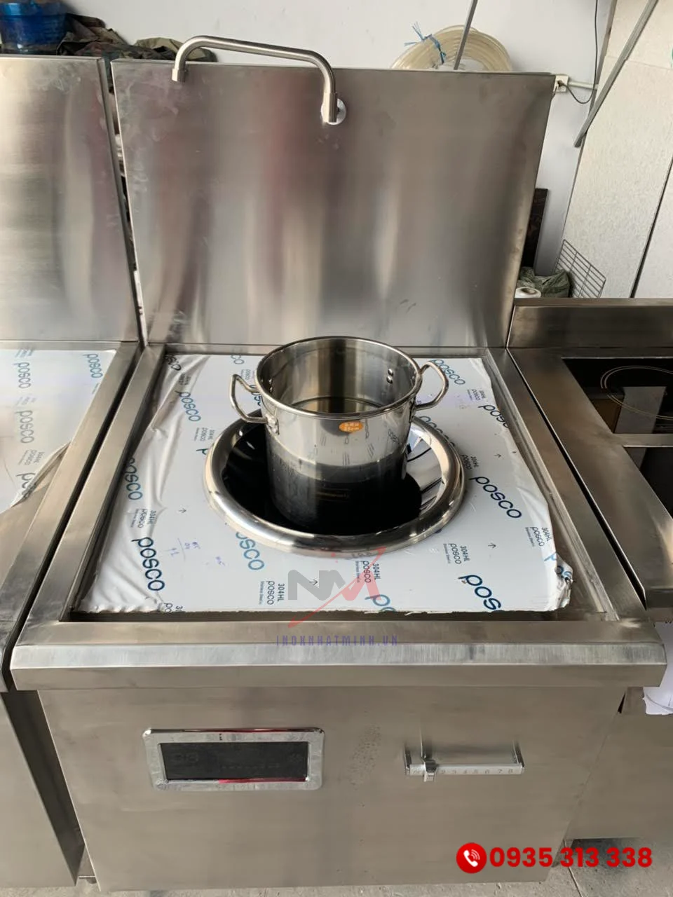 Bếp từ công nghiệp 5000w mặt lõm