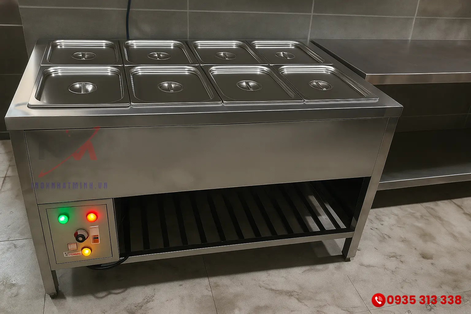 Tủ hâm nóng công nghiệp 4 khay