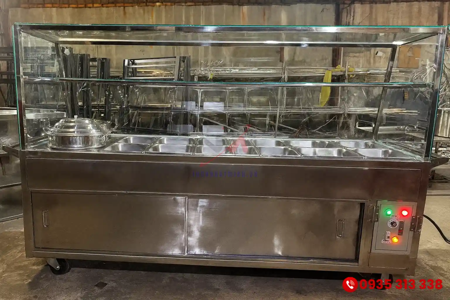Tủ hâm nóng thức ăn 12 khay