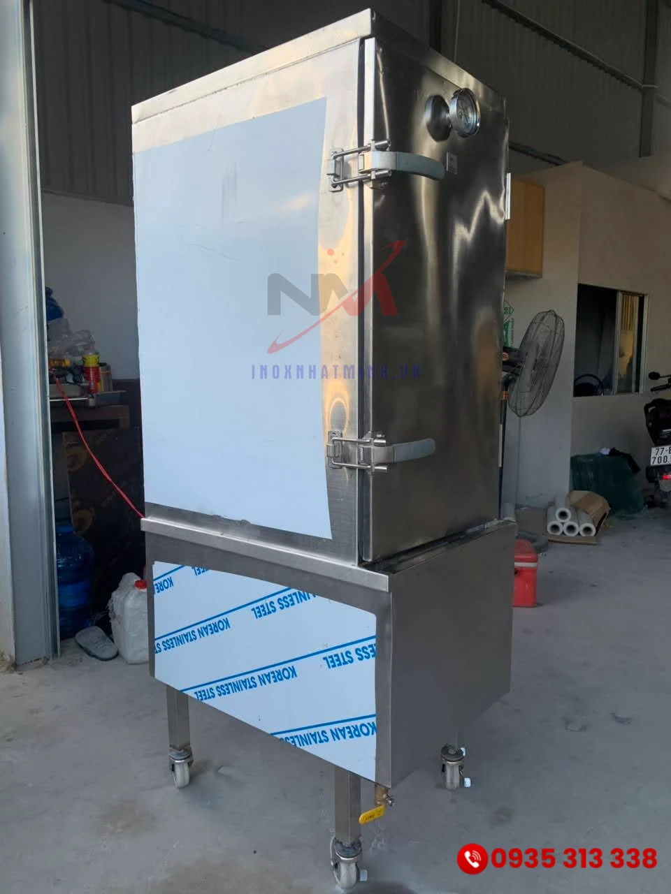 Tủ nấu cơm công nghiệp bằng gas