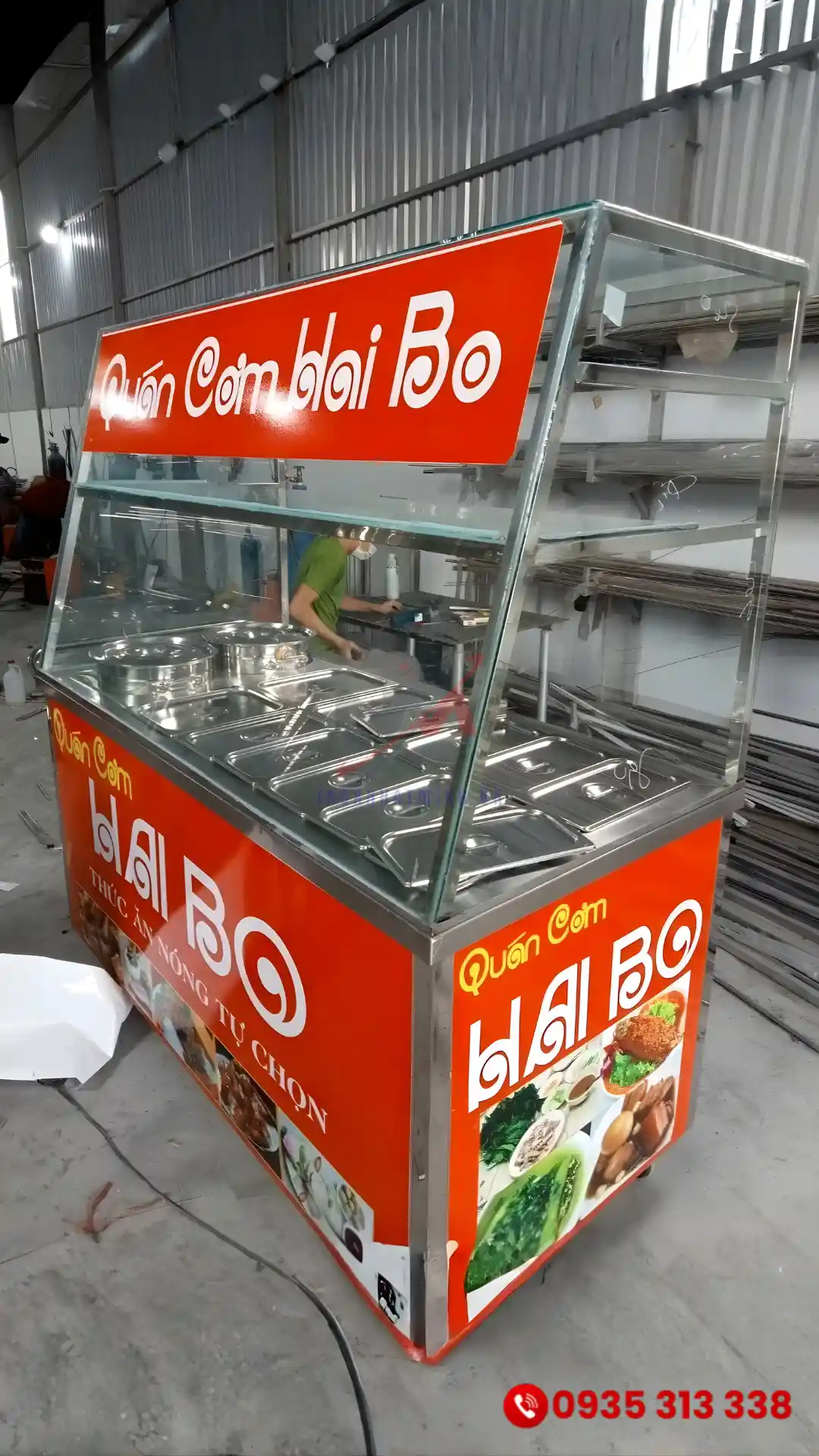 Tủ hâm nóng thức ăn 12 khay