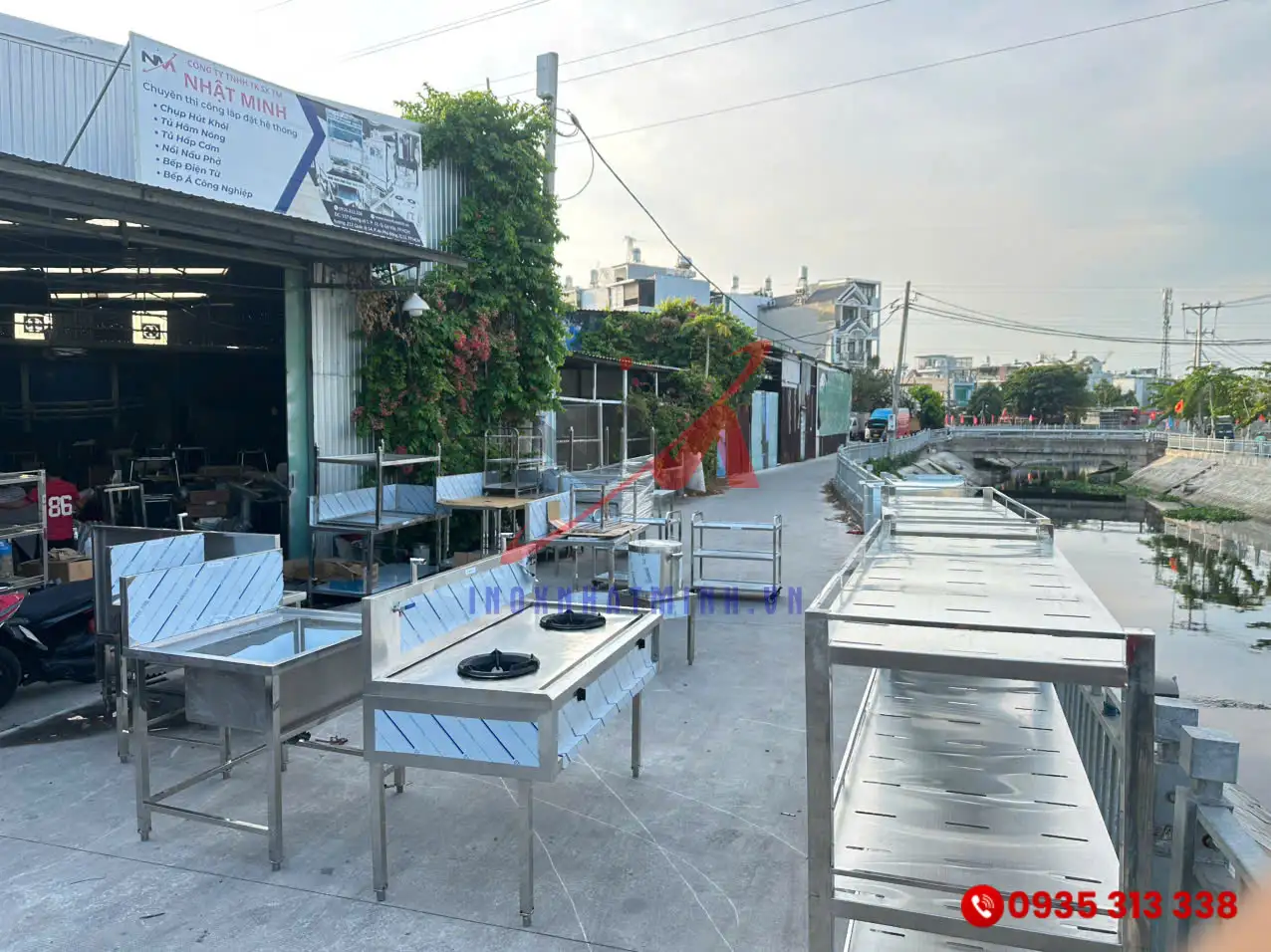 Đóng gói thiết bị bếp công nghiệp