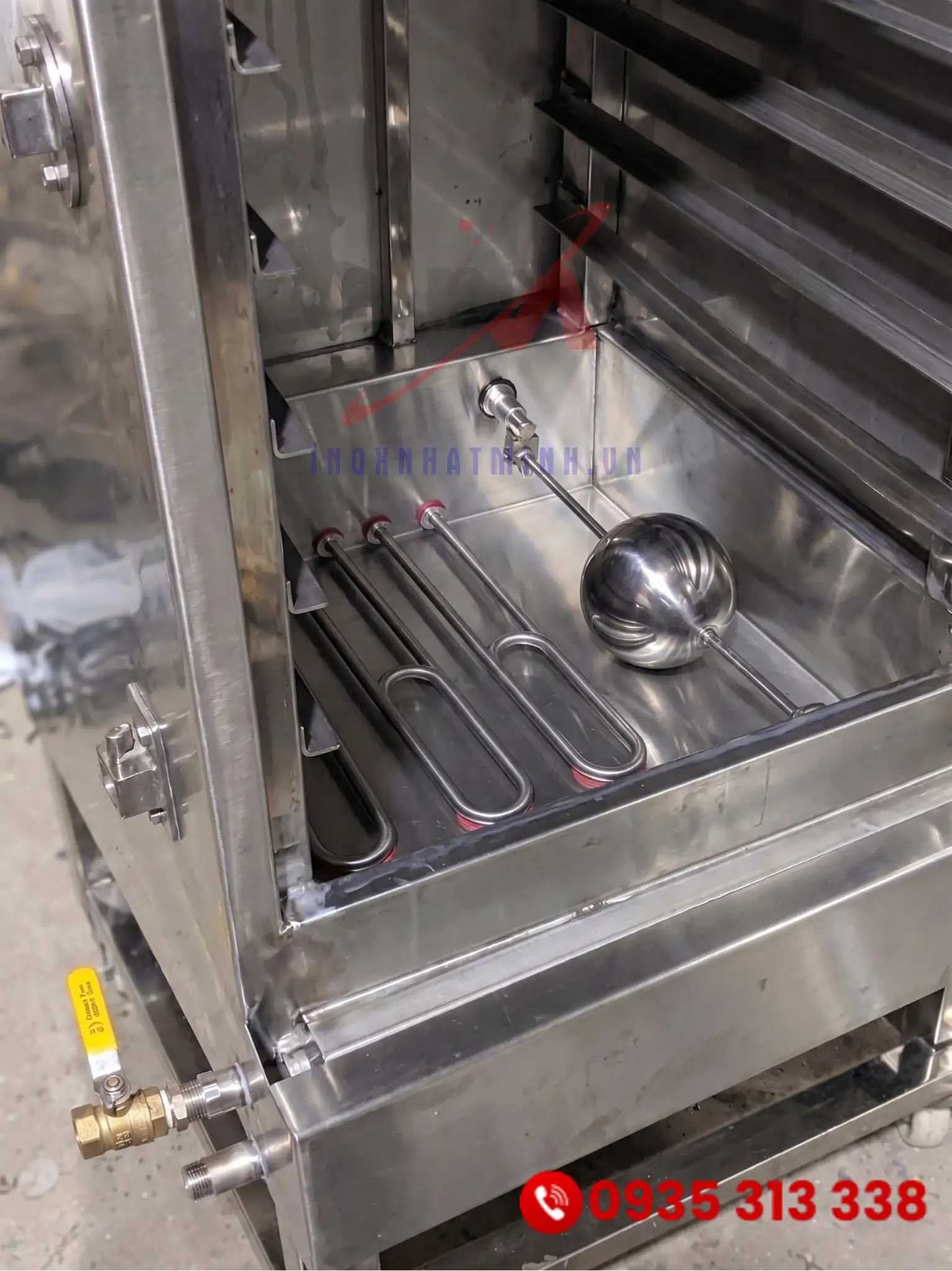 Thanh nhiệt và phao cấp nước tủ nấu cơm công nghiệp