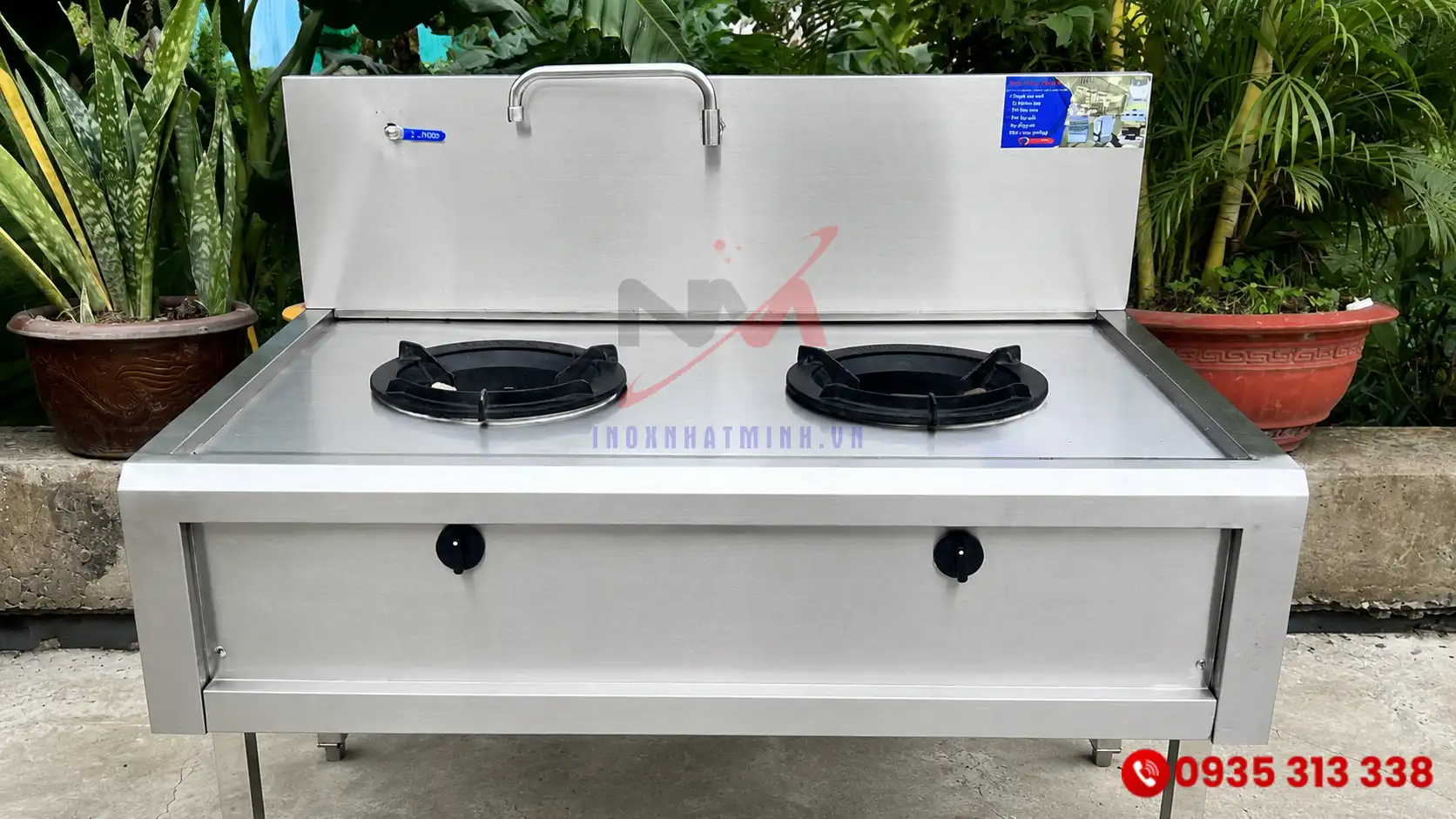Chi tiết cấu tạo inox 304 của bếp Á công nghiệp