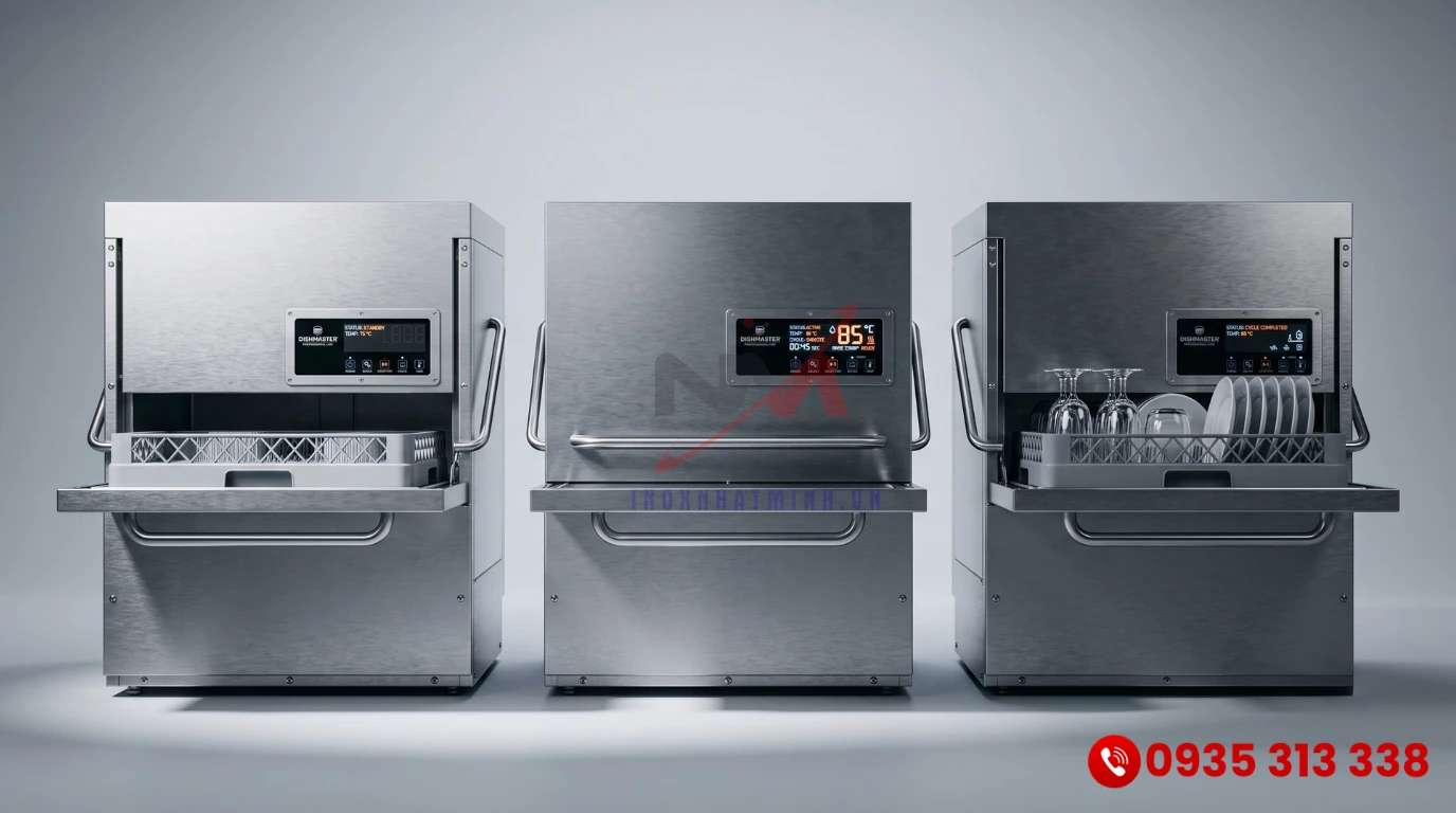 Top 3 máy rửa chén dành cho quán ăn hoạt động bền bỉ