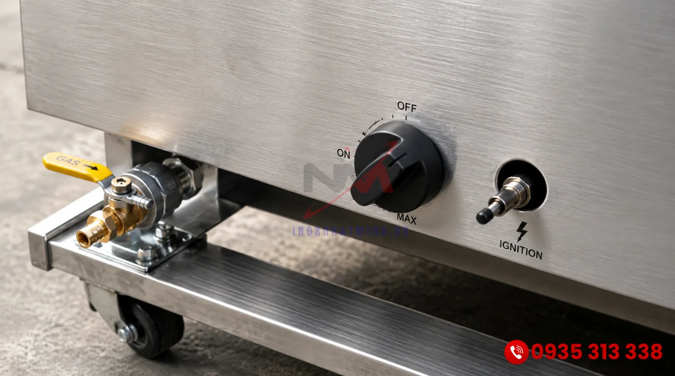 Hệ thống đánh lửa Magneto an toàn tuyệt đối trên tủ nấu cơm bằng gas