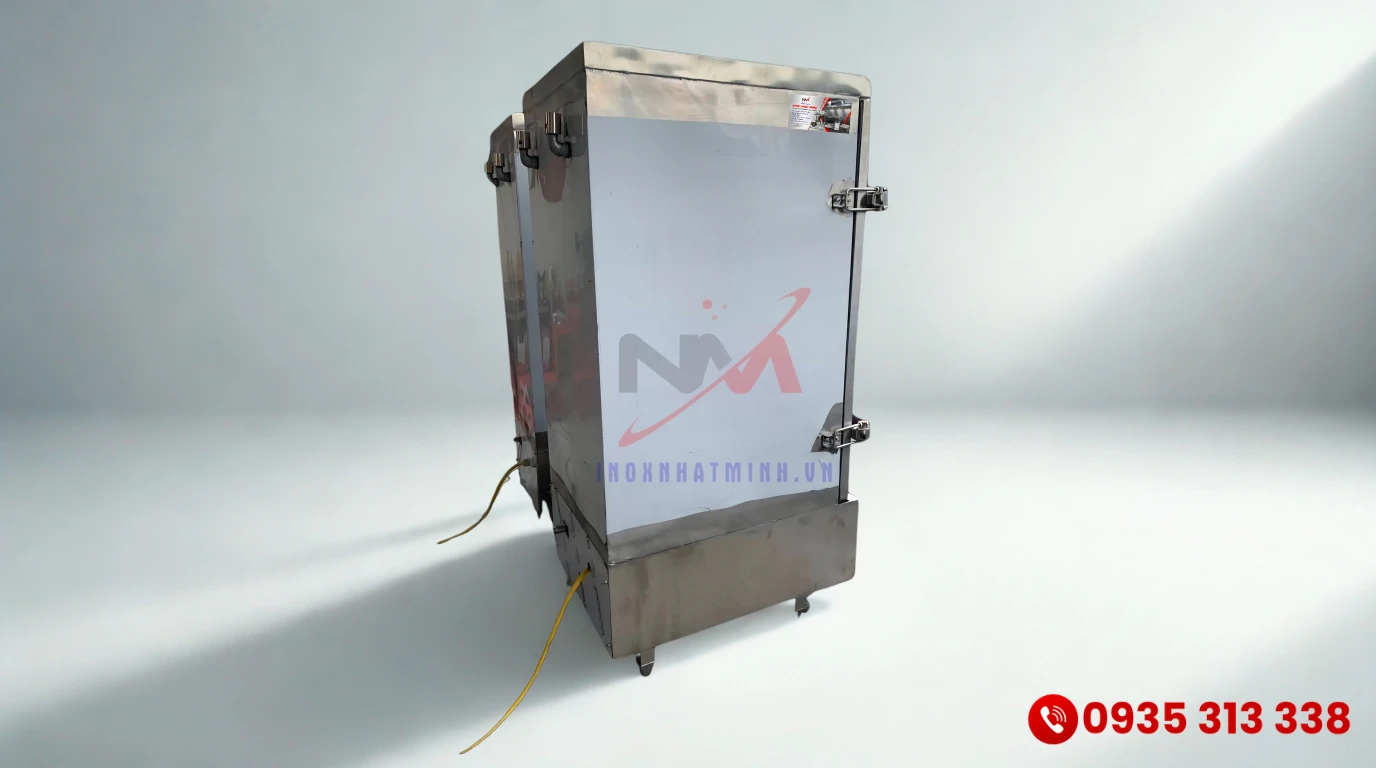 Khoảng cách tản nhiệt an toàn phía sau tủ nấu cơm công nghiệp