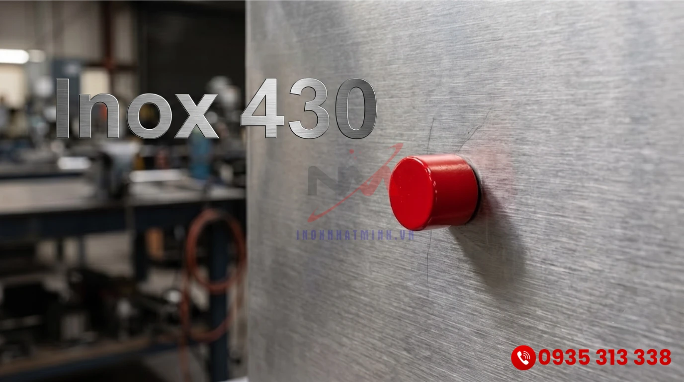 Tìm hiểu chi tiết khái niệm vật liệu inox 430 là gì và đặc tính hút nam châm mạnh mẽ