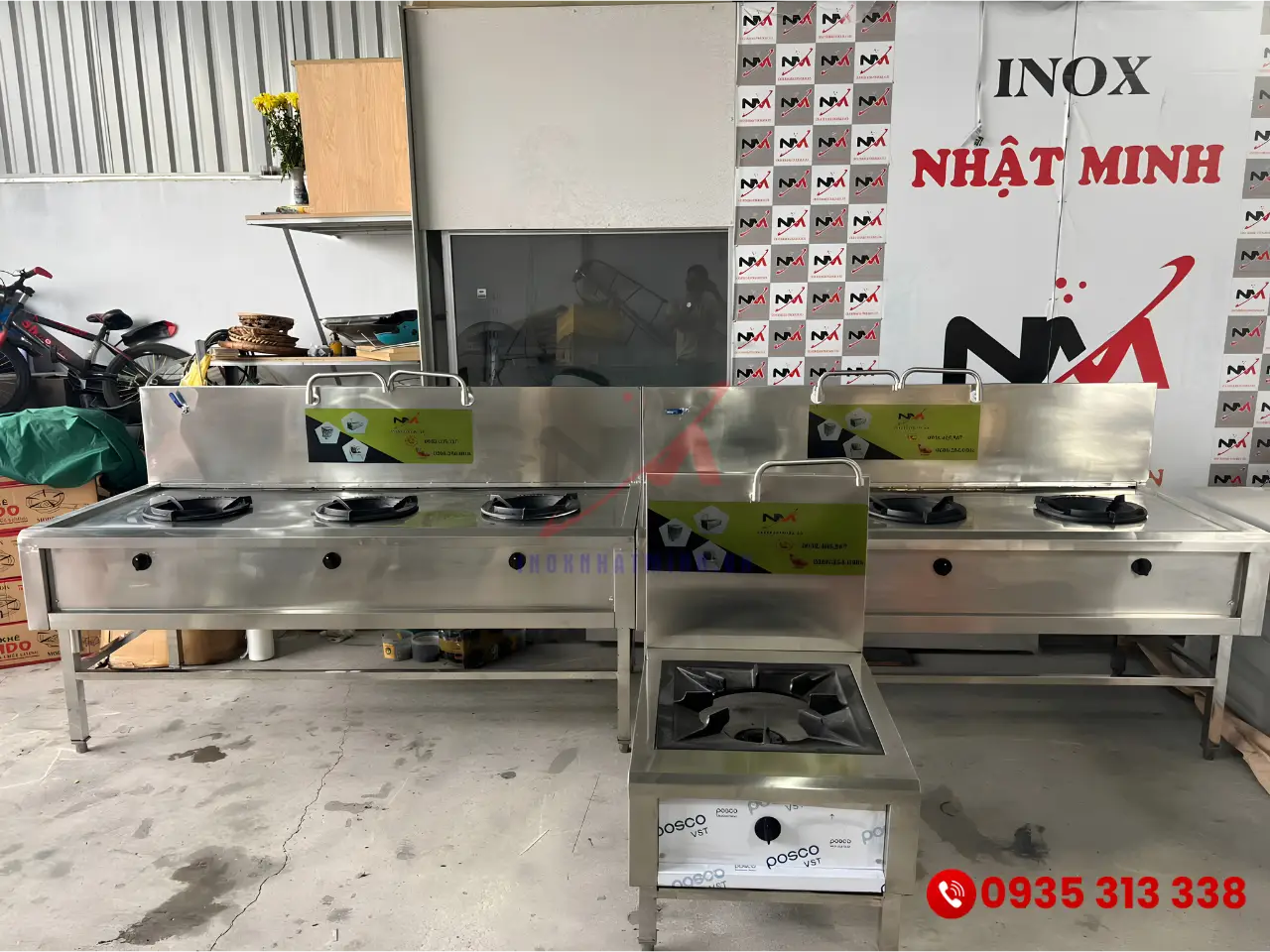 Xưởng gia công thiết bị bếp nhà hàng trực tiếp Inox Nhật Minh tại TPHCM
