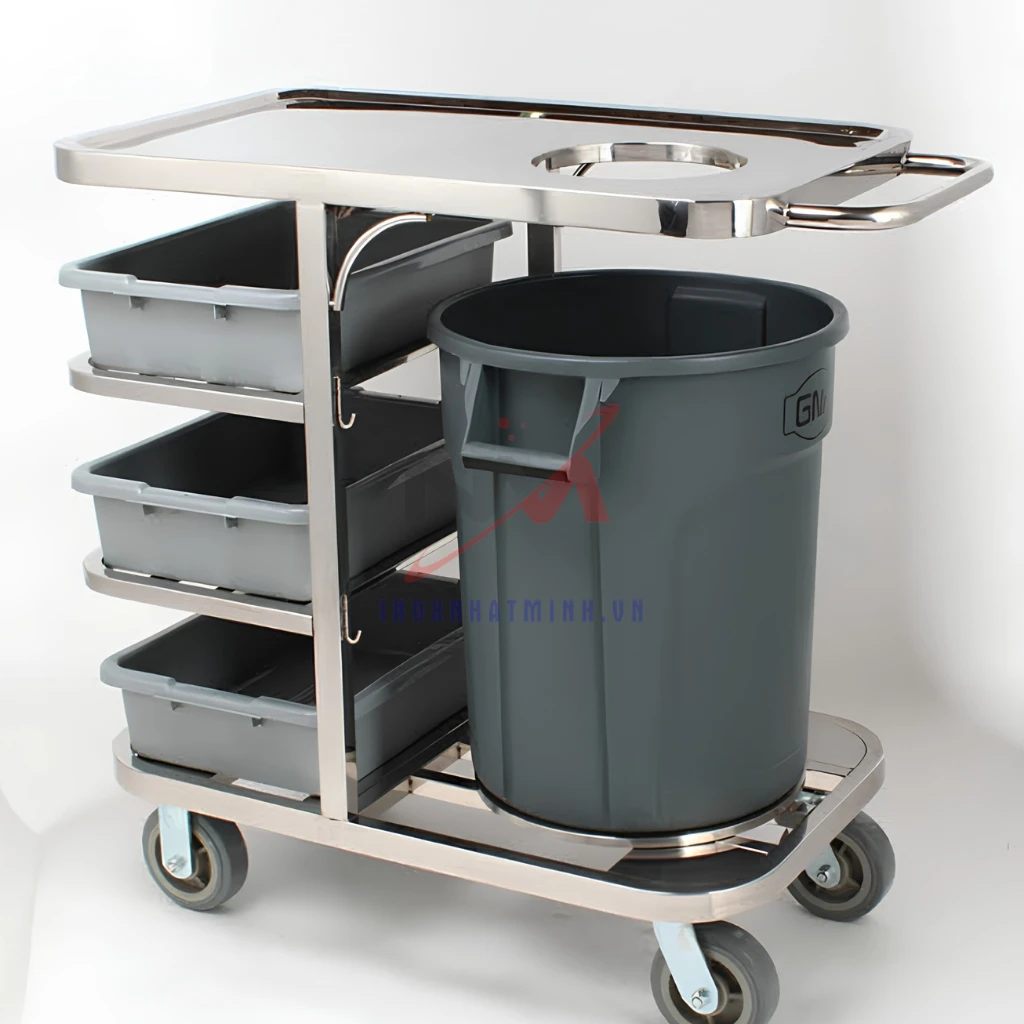 Xe đẩy thu dọn chất lượng cao cấp, hiện đại, hiệu quả vượt trội