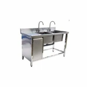 Chậu Rửa 2 Hộc Liền Tủ Inox BE-NMTIN14