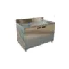 Tủ Inox Cửa Mở 2 Tầng BE-NMTIN18