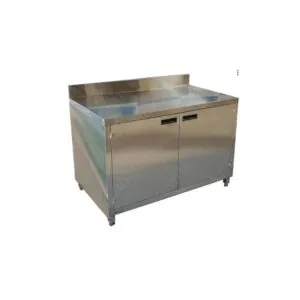 Tủ Inox Cửa Mở 2 Tầng BE-NMTIN18