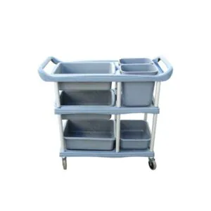 Xe thu dọn thức ăn nhựa XD-NMTD01