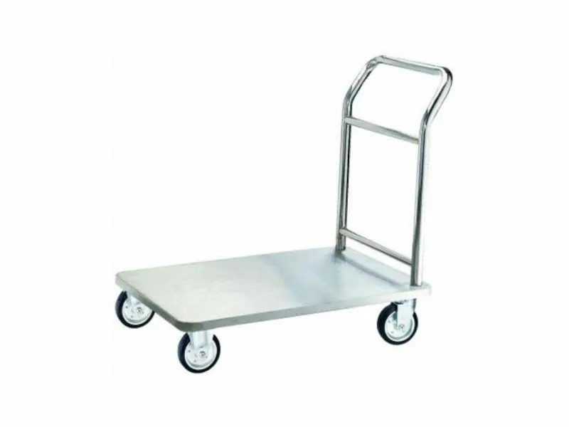 Xe đẩy hàng inox có độ bền cao, dễ dàng vệ sinh Xe đẩy hàng inox có độ bền cao, dễ dàng vệ sinh